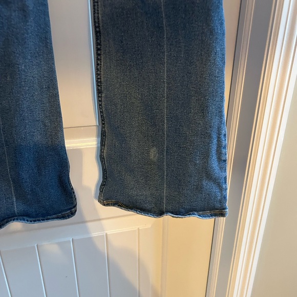 Old Navy Dark Blue Flare Jeans - Picture 2 of 6